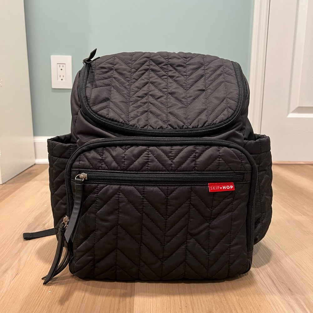 Black Skip Hop Diaper Bag